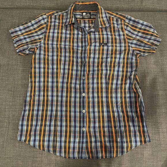 Lot of 7 Shirts Total - Taco Bell Button up Checkered Shirt Women's L - Picture 1 of 4